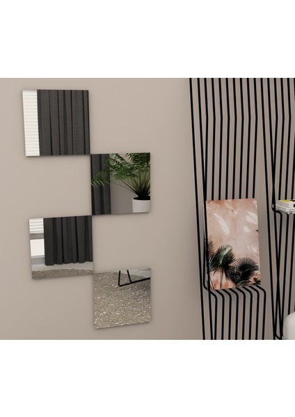 Camex 40X40 cm Yapıştırmalı Dekoratif Ayna modelleri