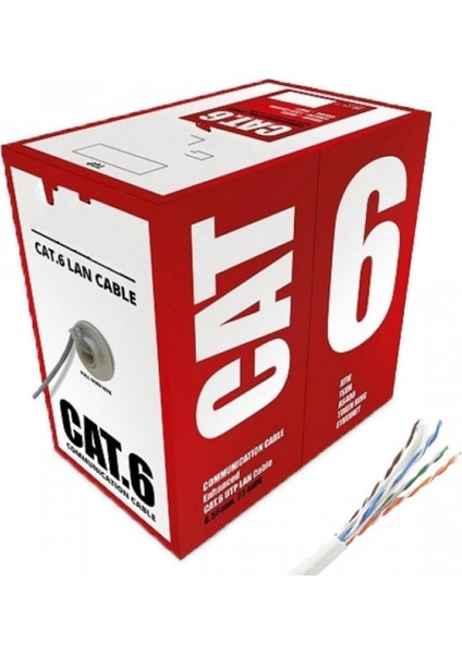 e 23AWG Cat6 Ethernet Internet Kablo 305 mt