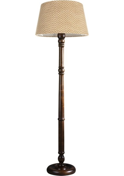 Torinio Torna Bacak Tripod Lambader Abajur Avize Aydınlatma Ahşap Ceviz Ağaç Country Dekor Lamba Aplik Masif Doğal