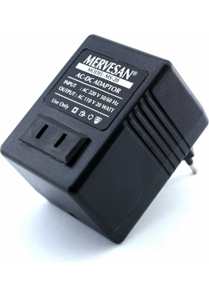 Converter 20W 220-110V Transformatör Mervesan Ms-20