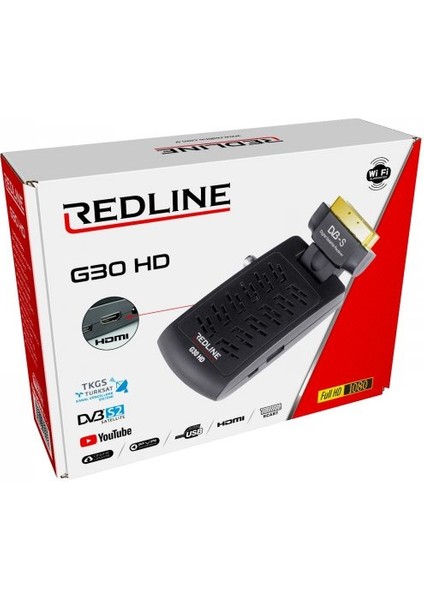 G30 Mini HD Uydu Alıcısı - HDMI ve Scart Bağlantılı