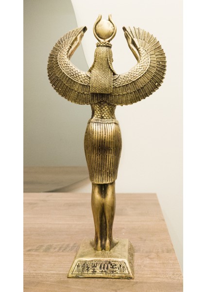Antioch Artdesign Mısır Tanrıçası Isis Biblo 33 cm Tasarım Isis Heykel Ev Dekor Hediyelik Eşya fiyatları