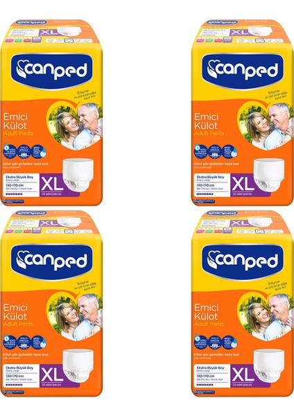 Emici Külot Xlarge 30'lu Paket 4'lü