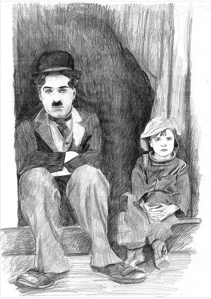 Kanvas Baskı Tablo Charlie Chaplin