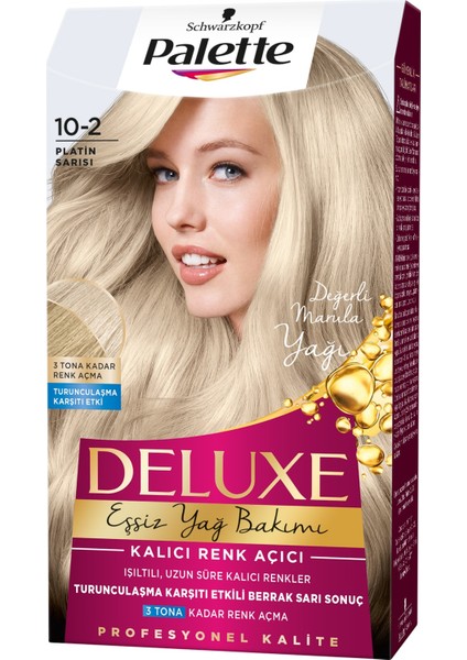 Deluxe 10-2 Platin Sarısı Saç Boyası