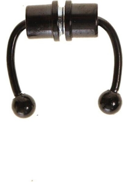 Mıknatıslı Paslanmaz Çelik Septum Piercing Black