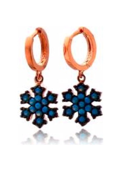 Kar Tanesi 925 Ayar Gümüş Küpe