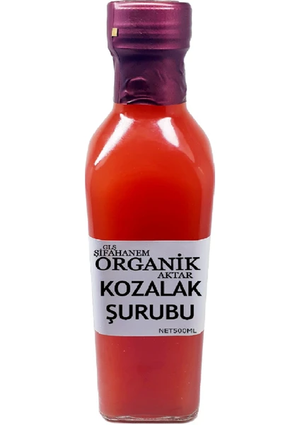 GLŞ Şifahanem Organik Aktar Kozalak Şurubu Odun Ateşinde  500 ml (Şekersiz)