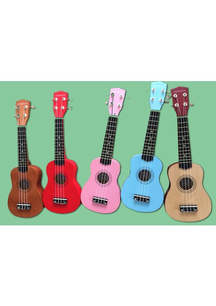 XU2101 - 4 Telli Ukulele (Kırmızı)