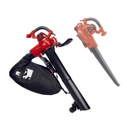 Einhell Yaprak Toplama Makinesi GC-EL 3000 E (3.000 W, emiş ve üfleme fonksiyonu, ayarlanabilir ek tutma sapı, 45 L torba, 300 km/s hava hızı, maks. 840 m³/s emiş gücü) - 3433320