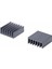 14X14X6MM Aluminyum Soğutucu Siyah Termal Etiket Raspberry Xbox 3