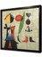 Balıkçı Joan Miro Çerçeveli Cam Tablo 1