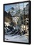 Karlar Altında Kalmış Dağlık Çerçeveli Cam Tablo 1