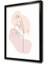 Line Art Çiçekler Üçlü Set Çerçeveli Mdf Tablo 2
