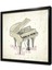 Piyano Çerçeveli Cam Tablo 1