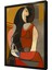 Oturan Kadın Pablo Picasso Çerçeveli Mdf Tablo 1