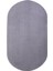 Dijidekor Açık Gri Oval Post Dokuma Halı Peluş Yumuşacık Kaymaz Antibakteriyel 80X550 3