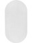 Dijidekor Beyaz Oval Post Dokuma Halı Peluş Yumuşacık Kaymaz Antibakteriyel 100X50 2