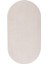 Dijidekor Açık Vizon-Krem Oval Post Dokuma Halı Peluş Yumuşacık Kaymaz Antibakteriyel 80X300 2