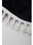 Dijidekor Siyah Oval Post Dokuma Halı Saçaklı Peluş Yumuşacık Kaymaz Antibakteriyel 200X600 4