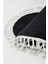 Dijidekor Siyah Oval Post Dokuma Halı Saçaklı Peluş Yumuşacık Kaymaz Antibakteriyel 160X250 3