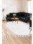 Dijidekor Beyaz Oval Post Dokuma Halı Saçaklı Peluş Yumuşacık Kaymaz Antibakteriyel 160X450 2
