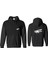 Uçak Fermuarlı Kapşonlu Sweatshirt BLL1297 1