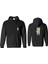 Bilgisayar Tutan Adam Fermuarlı Kapşonlu Sweatshirt BLL1332 1