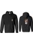 Muhabir Fermuarlı Kapşonlu Sweatshirt BLL1356 1