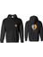 Brain Fermuarlı Kapşonlu Sweatshirt BLL1371 1