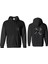 Çarpı Fermuarlı Kapşonlu Sweatshirt BLL1406 1
