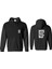 Kum Saati Fermuarlı Kapşonlu Sweatshirt BLL1395 1
