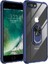 - Apple iPhone 8 Plus - Kılıf Yüzüklü Arkası Şeffaf Koruyucu Mola Kapak - Lacivert 1