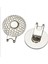 20MM Çıkarılabilir Golf Topu Işaretleyiciler Manyetik Şapka Klip Golf Putt Pozisyon Mark Izgara Gümüş (Yurt Dışından) 3