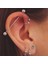 Cerrahi Çelik At Nalı Piercing Çap 6 mm Gümüş Rengi 2