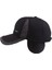 Siyah Kış Erkekler Beyzbol Şapkası Pamuklu Kap Kulak Kapağı Snowcap Snapback Şapka Erkekler Içın Beyzbol Şapkası Kemik Kamyon Şoförü Gorras (Yurt Dışından) 4