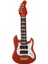 1/12 Bebek Evi Minyatür Müzik Enstrüman Kırmızı Elektro Gitar (Yurt Dışından) 3