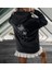 Amor Woman Kapüşonlu Tam Fermuarlı Sırt Kelebek Baskılı Oversize Kalın Tam Kışlık Kadın Ceket-Sweatshirt 1