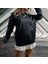 Amor Woman 4 Iplik Çok Kalın Tam Kışlık Kapüşonlu Oversize Pamuk Dokuma Sokak Stili Kadın Sweatshirt 1
