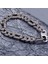 TS001387 - 316 L Desenli 11 mm Genişlik Paslanmaz Çelik Erkek Bileklik 2