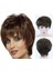 Kadınlar Düz Kısa Doğal Peruk Tarzı Pixie Cut Sentetik Saç Kahverengi Kadınlar Içın Isıya Dayanıklı Saç Peruk 1