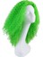16''kısa Saç Afro Kinky Kıvırcık Peruk Siyah Beyaz Kadınlar Içın Cosplay Lolita Sentetik Doğal Tutkalsız Sarı Yeşıl Beyaz Kırmızı Peruk 3