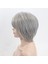Kadınlar Içın Saç Peruk Parti Sentetik Bob Peruk Kısa Düz Doğal Cosplay Moda Kadın Isıya Dayanıklı Peruk 4