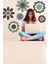 Floral Yaşam Mandala Çiçekler Duvar Sticker 1