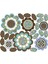 Floral Yaşam Mandala Çiçekler Duvar Sticker 2