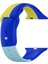 Apple Watch Uyumlu Seri 40/38 mm Multicolor Pastel Kol Kordon Mavi 1