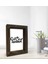 Gift Banyo Dekoratif Doğal Masif Ahşap Çerçeve 15X20CM-28 1