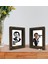Gift Müslüm Baba Tasarımlı Dekoratif 2'li Doğal Masif Ahşap Çerçeve 15X20CM-3 2
