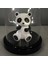 Işıklı Fanus Panda Figürlü Lamba (Siyah Taban) 1