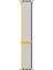 Apple Watch Seri 10 46MM, Seri 9/8/7/6/SE/5/4/3 Spor Loop Kordon 45MM 44MM 42MM Uyumlu Deniz Tuzu Sarı 2